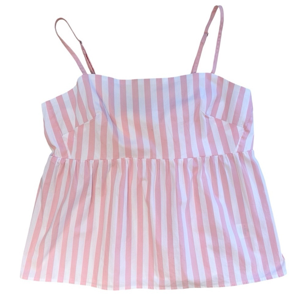J. Crew Vertical Striped Top Size 12 NWT
